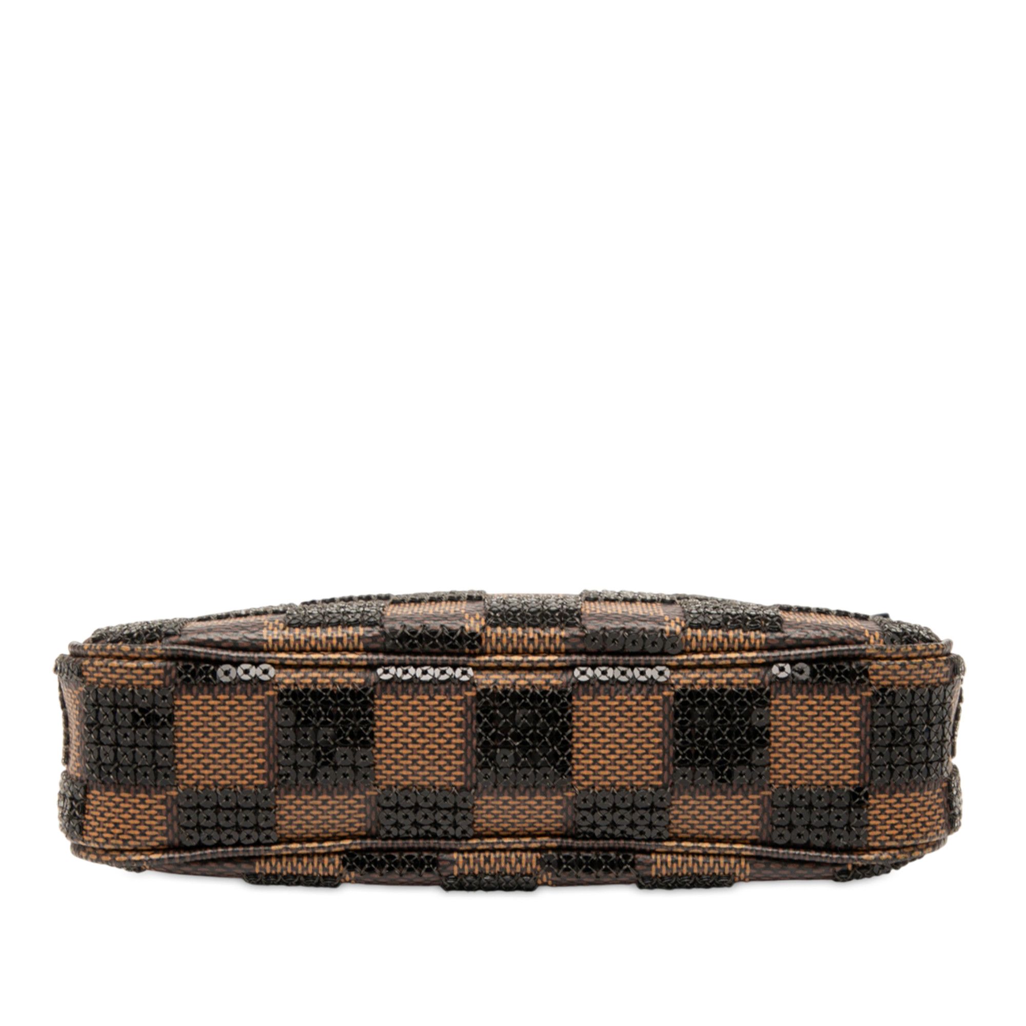 Louis Vuitton Louis Vuitton Damier Ebene Sequins Mini Pochette Accessoires Size ONE SIZE - 3 Thumbnail