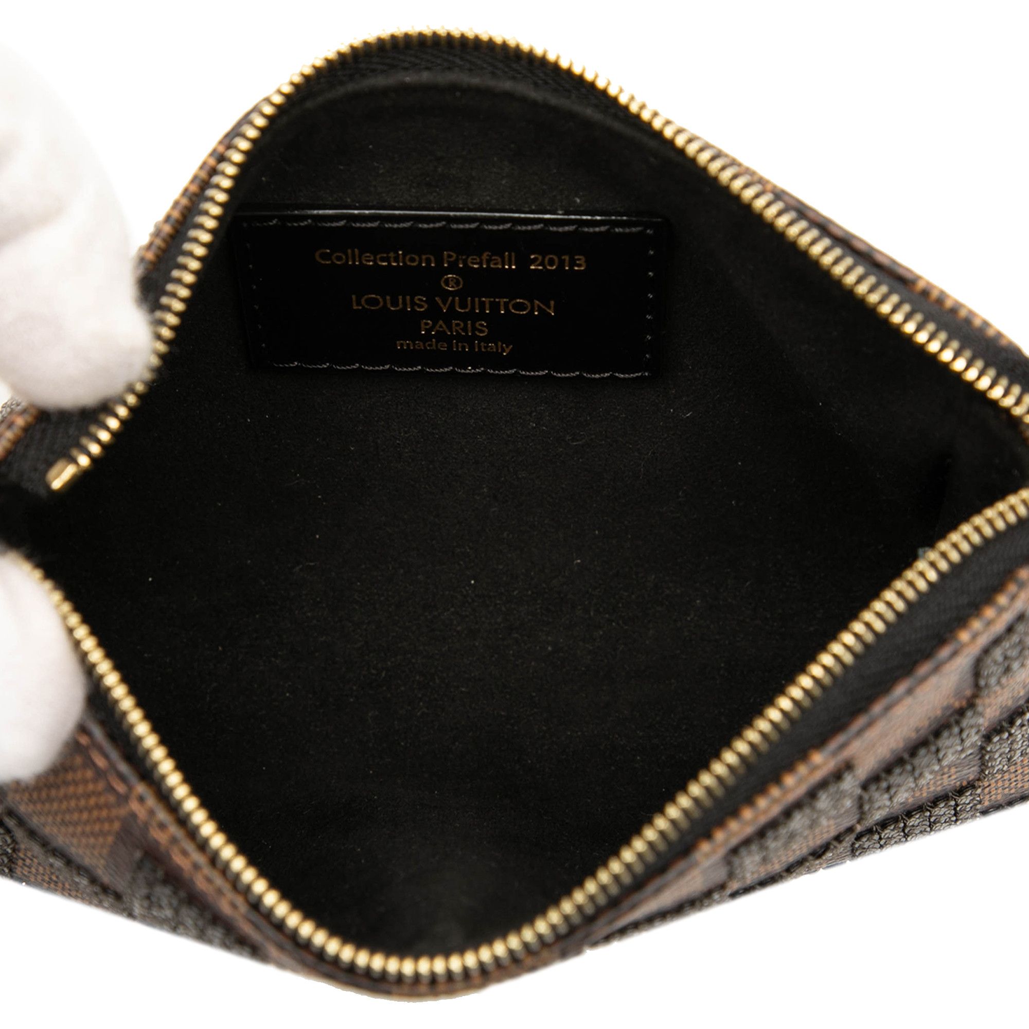 Louis Vuitton Louis Vuitton Damier Ebene Sequins Mini Pochette Accessoires Size ONE SIZE - 4 Thumbnail
