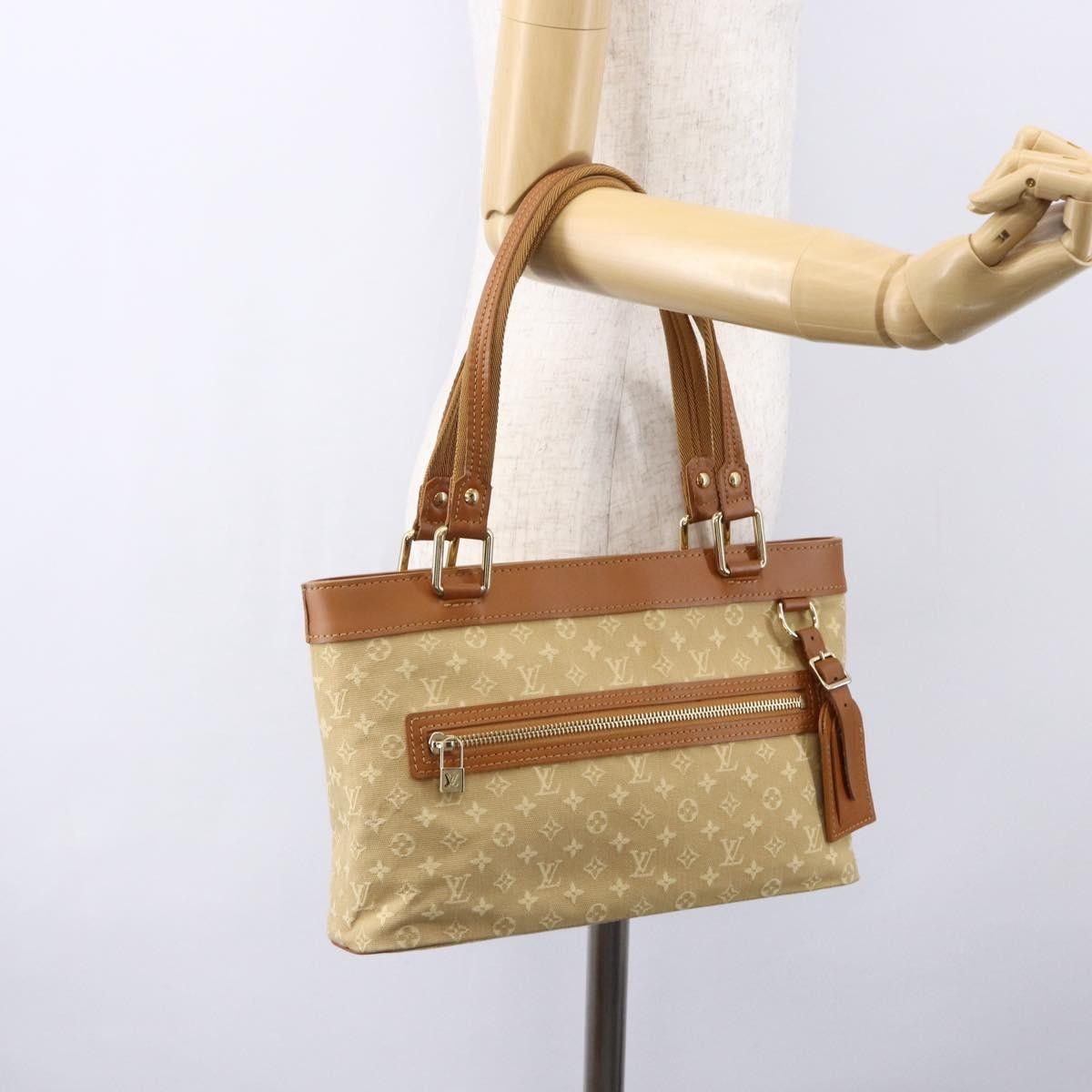 Louis Vuitton Louis Vuitton Lucille Handbag Mini Lin Size ONE SIZE - 16 Thumbnail