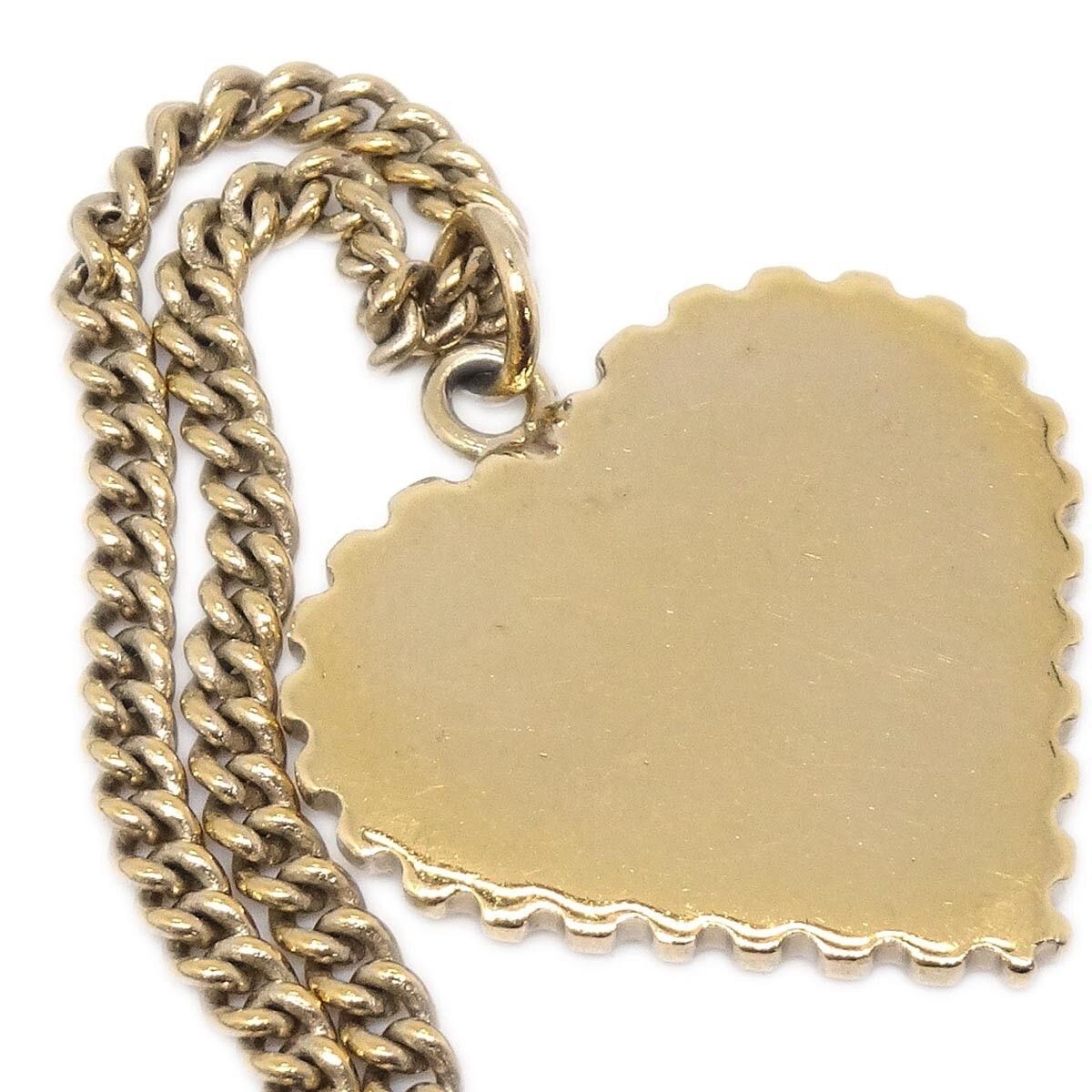 Chanel Chanel CC Heart Pendant Metal with Crystals Size ONE SIZE - 3 Thumbnail