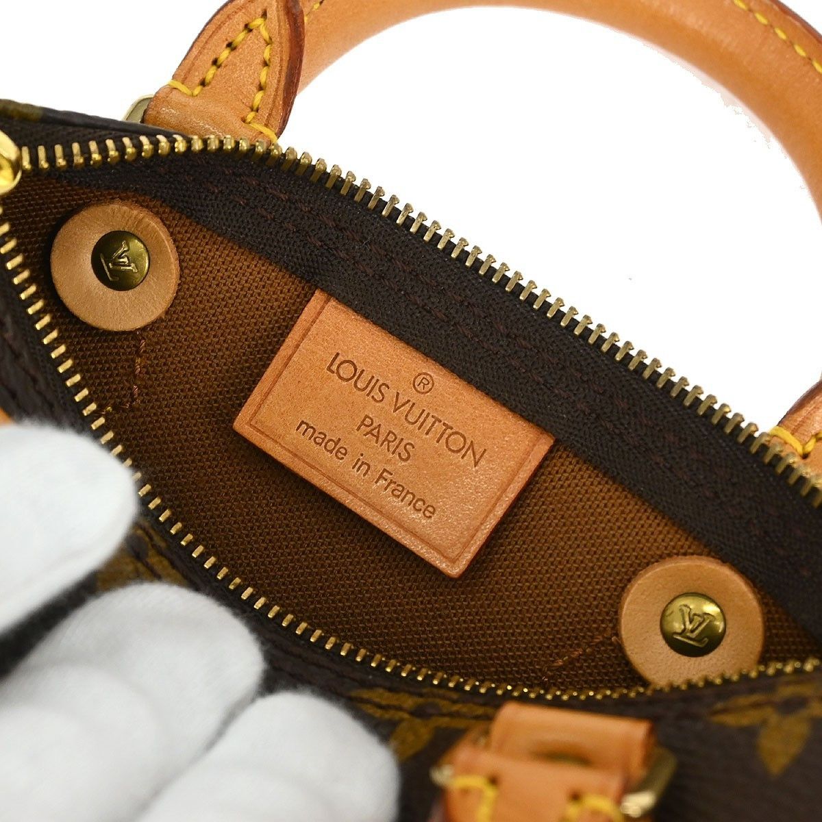 Louis Vuitton Louis Vuitton Speedy Mini HL Handbag Monogram Canvas Size ONE SIZE - 3 Thumbnail
