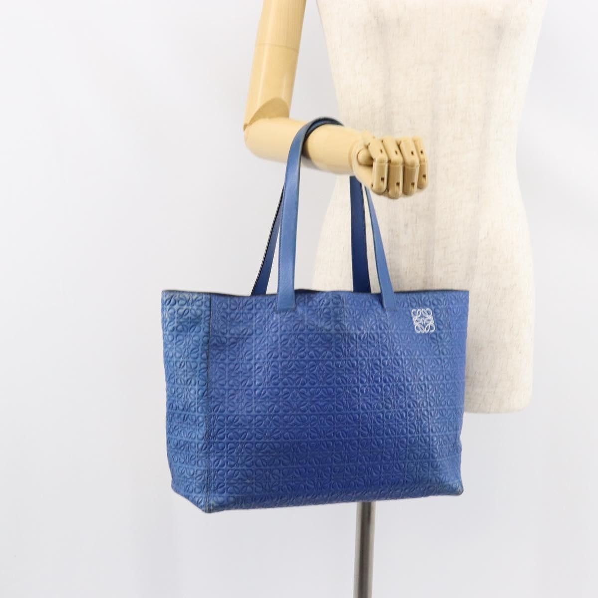 Loewe Loewe Vintage Anagram Tote Leather Size ONE SIZE - 13 Thumbnail