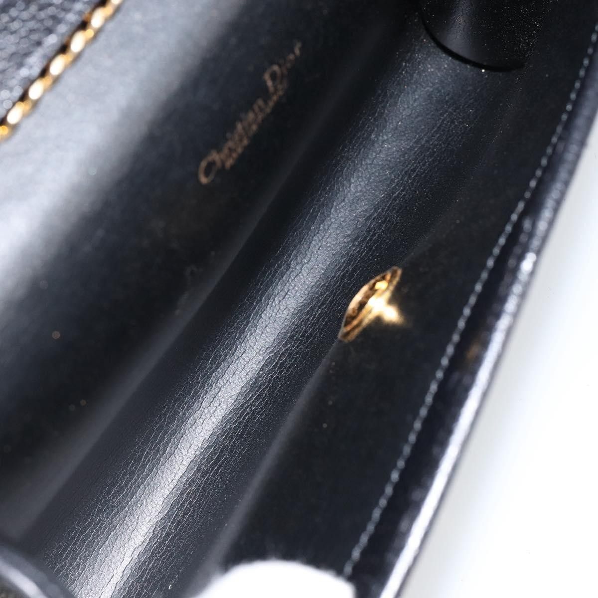 Dior Christian Dior Vintage Chain Flap Shoulder Bag Leather Size ONE SIZE - 5 Thumbnail
