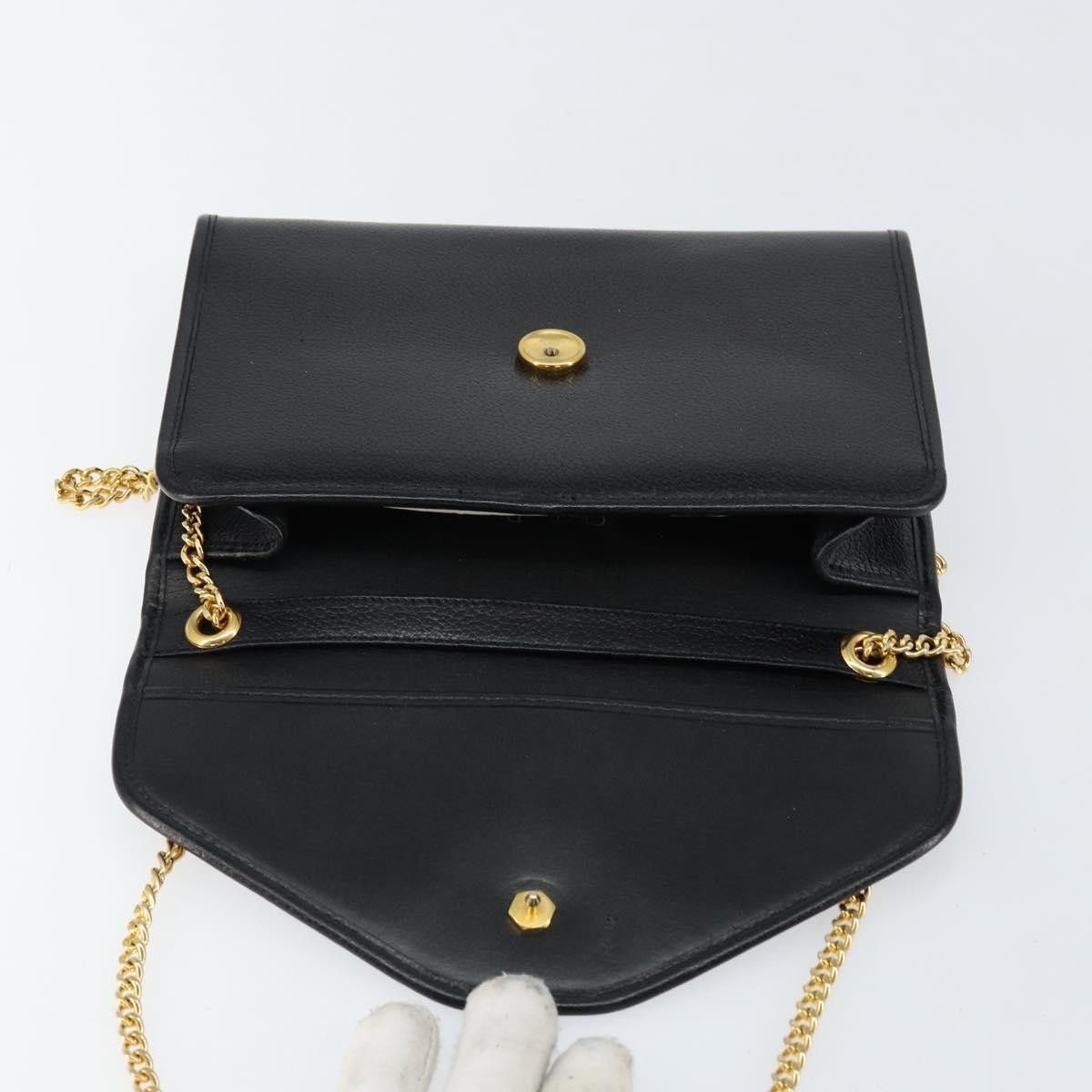Dior Christian Dior Vintage Chain Flap Shoulder Bag Leather Size ONE SIZE - 17 Thumbnail