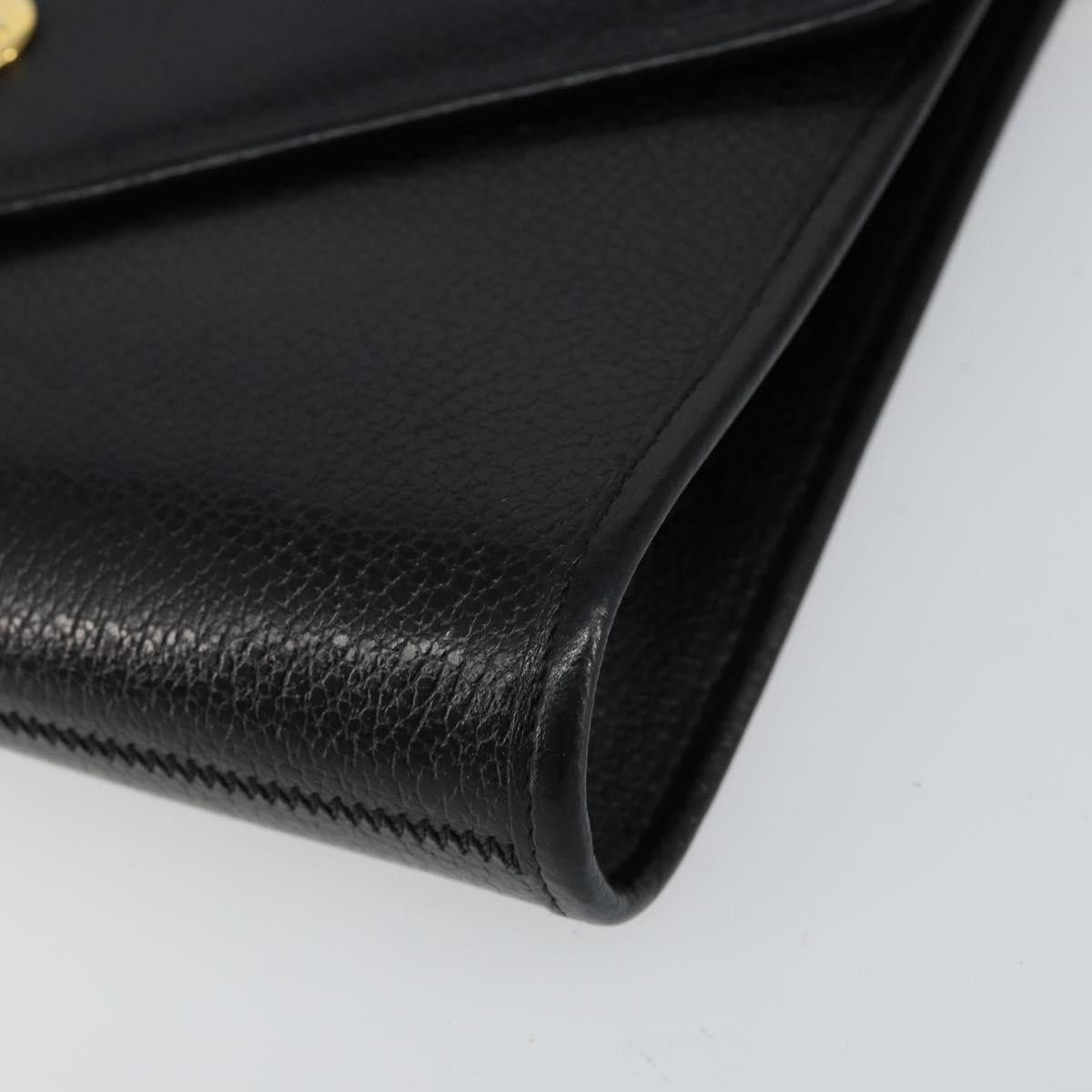 Dior Christian Dior Vintage Chain Flap Shoulder Bag Leather Size ONE SIZE - 10 Thumbnail
