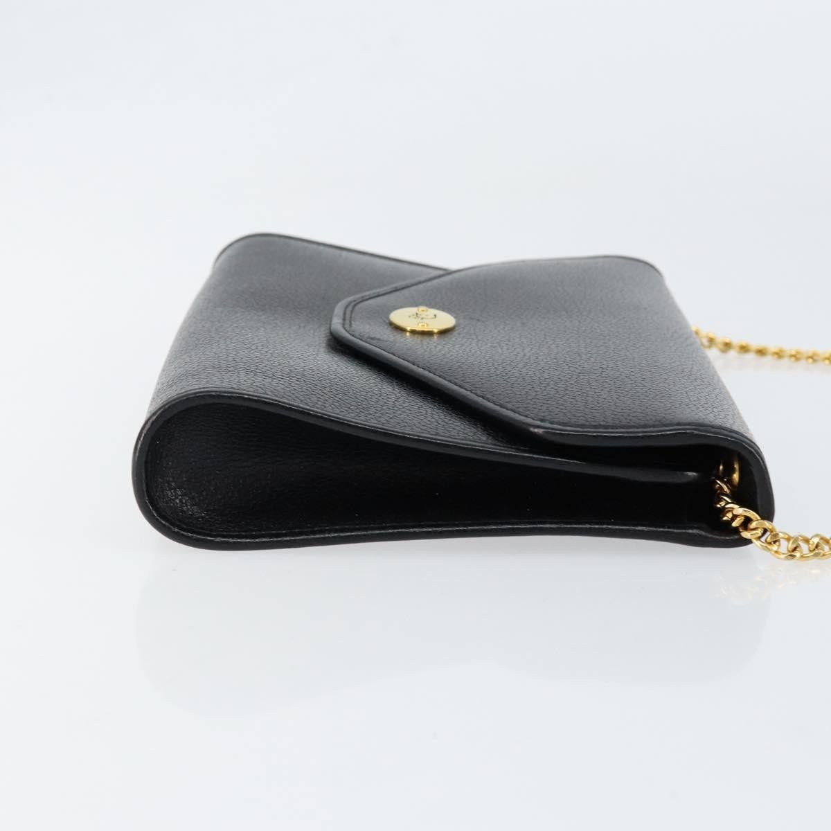 Dior Christian Dior Vintage Chain Flap Shoulder Bag Leather Size ONE SIZE - 3 Thumbnail
