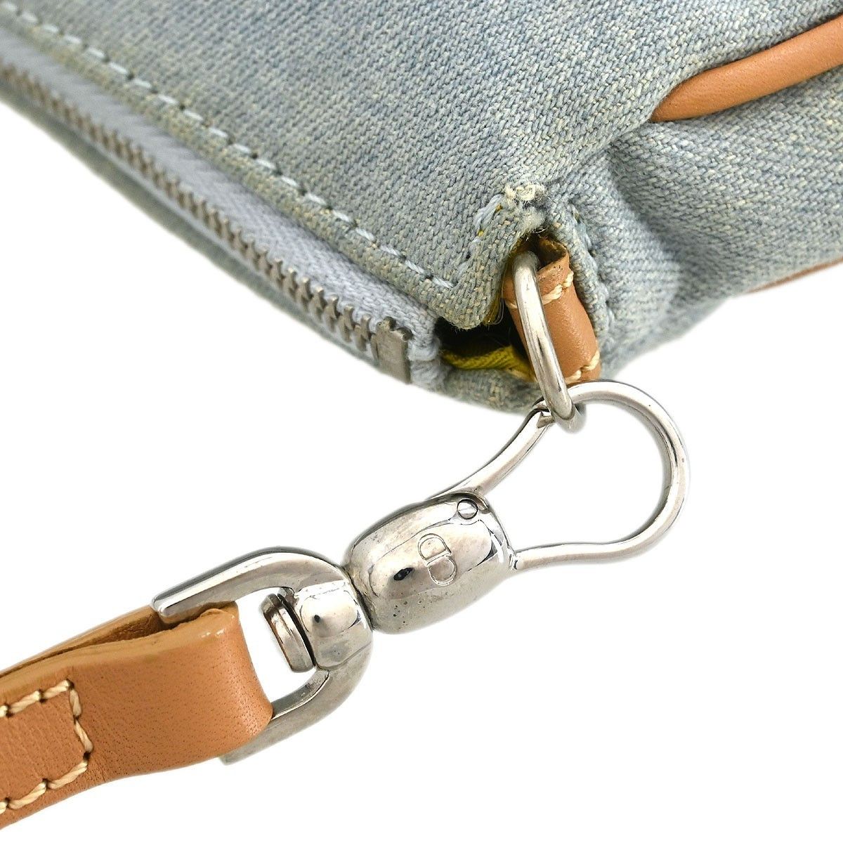 Dior Christian Dior Vintage Saddle Bag Denim Size ONE SIZE - 8 Thumbnail