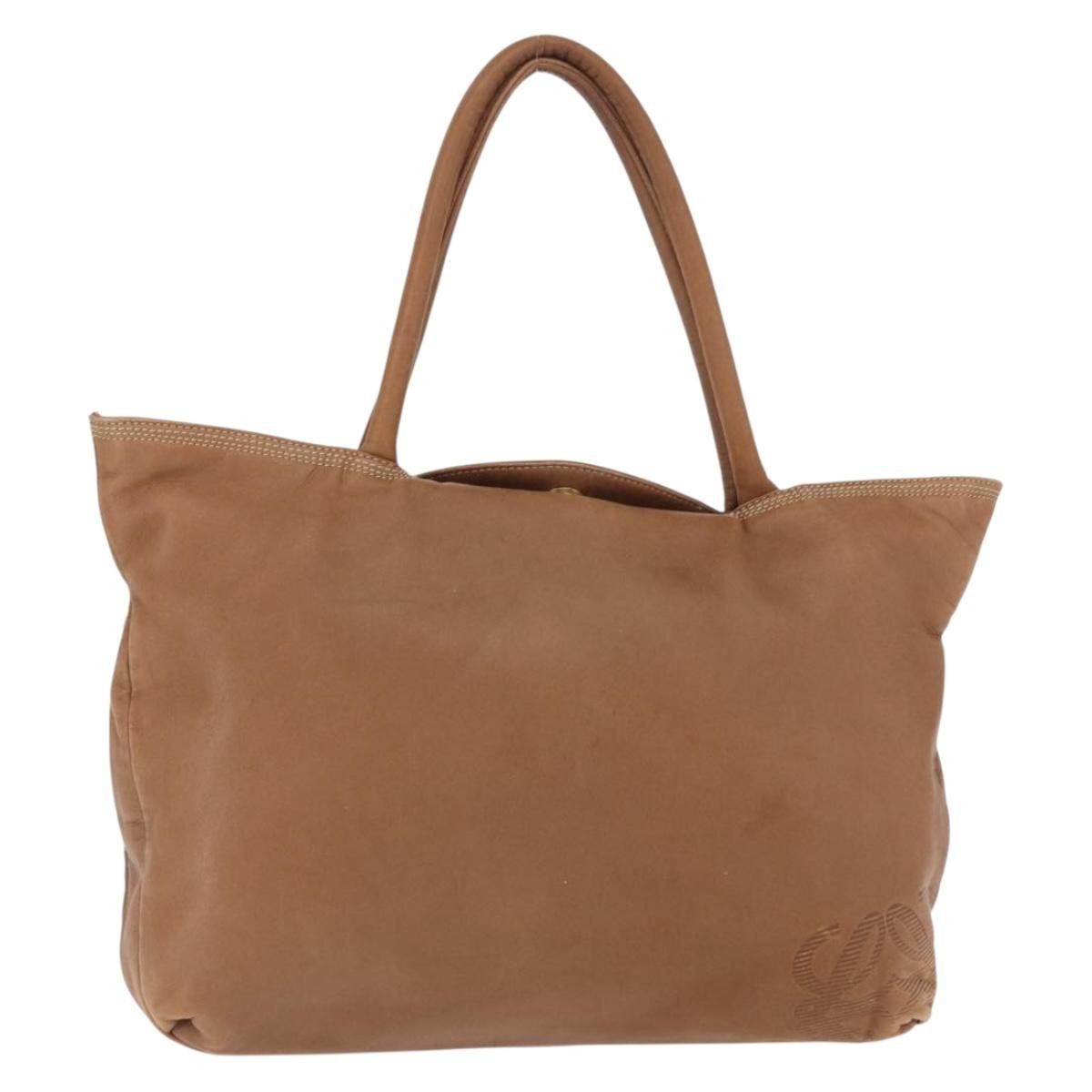 Loewe Loewe Anagram Tote Leather Size ONE SIZE - 17 Thumbnail