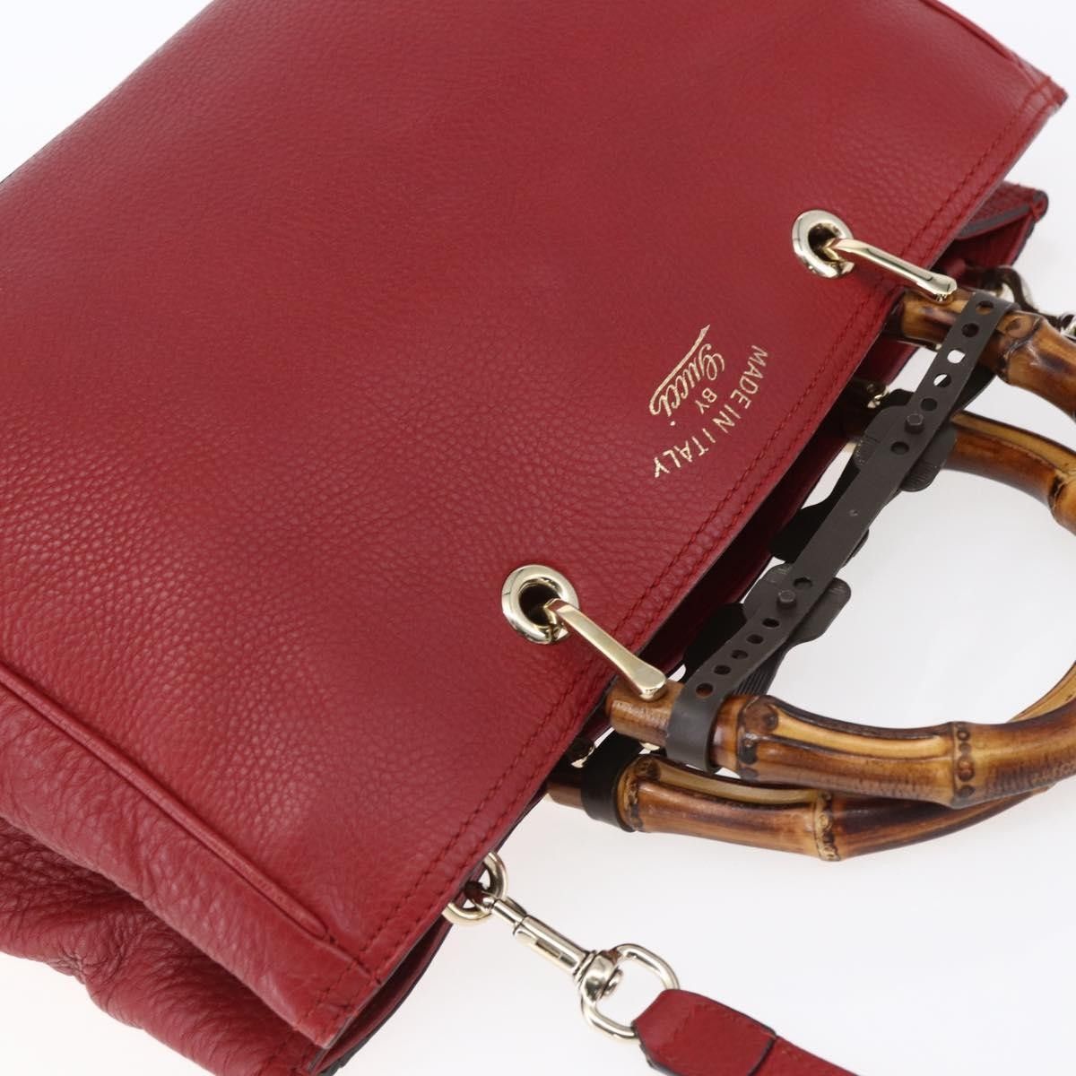 Gucci Gucci Bamboo Shopper Tote Leather Size ONE SIZE - 13 Thumbnail