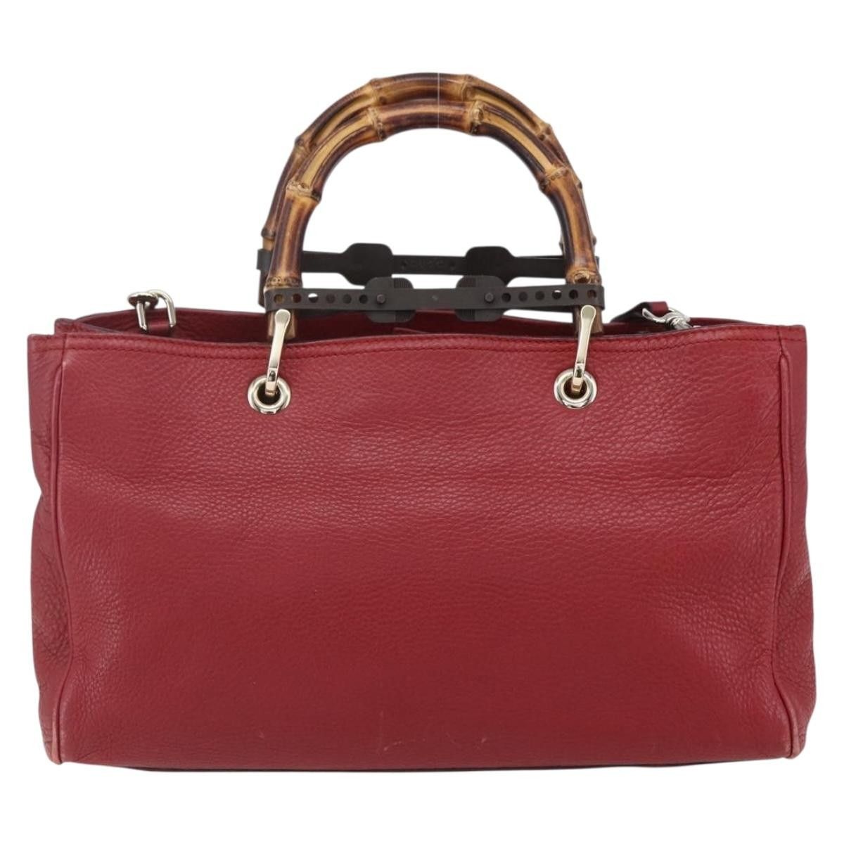 Gucci Gucci Bamboo Shopper Tote Leather Size ONE SIZE - 2 Thumbnail