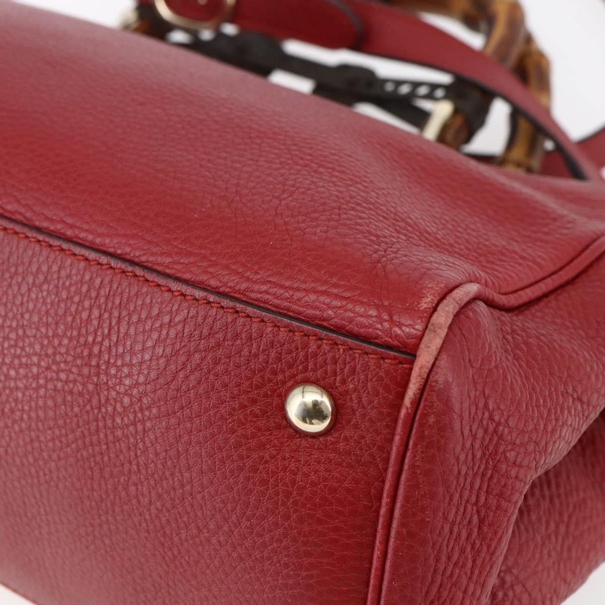 Gucci Gucci Bamboo Shopper Tote Leather Size ONE SIZE - 12 Thumbnail