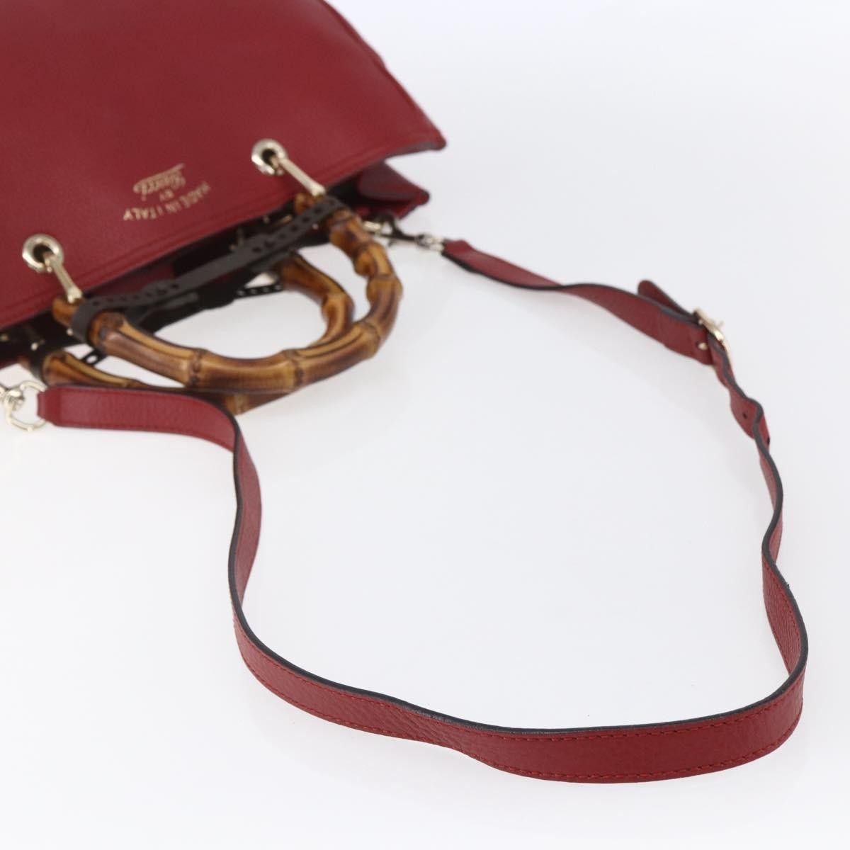 Gucci Gucci Bamboo Shopper Tote Leather Size ONE SIZE - 15 Thumbnail