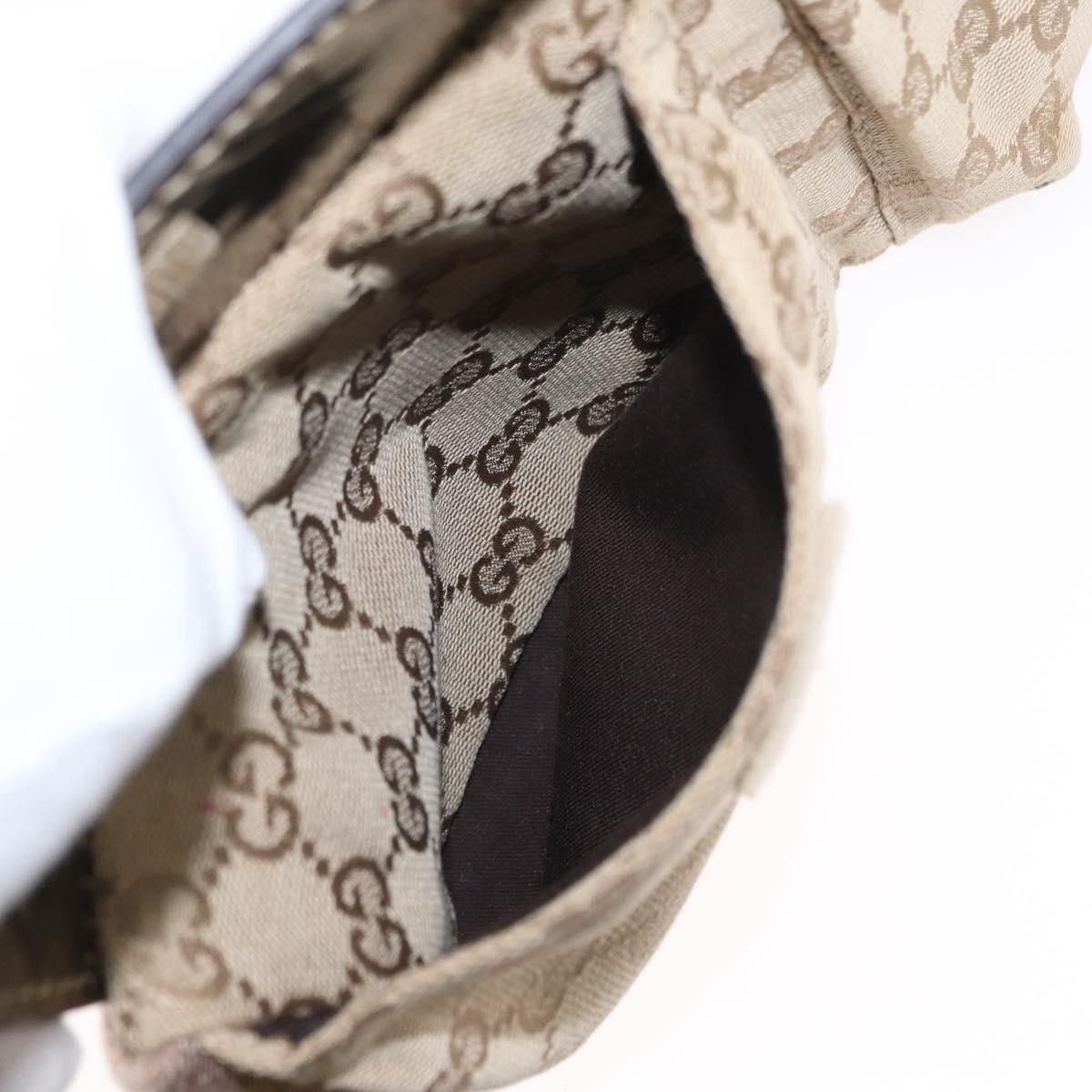 Gucci Gucci Vintage Double Belt Bag GG Canvas with Leather Size ONE SIZE - 24 Thumbnail