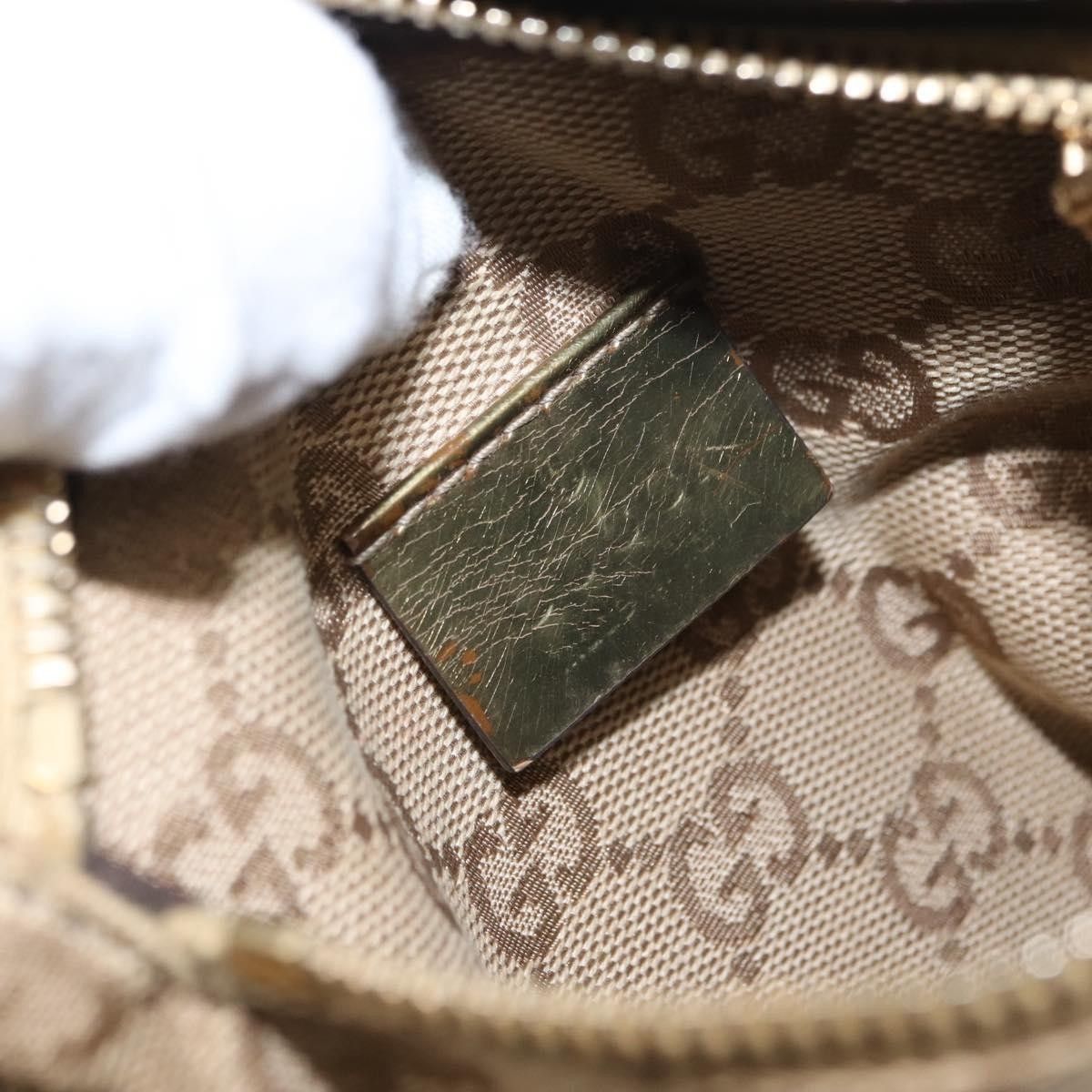 Gucci Gucci Vintage Double Belt Bag GG Canvas with Leather Size ONE SIZE - 6 Thumbnail