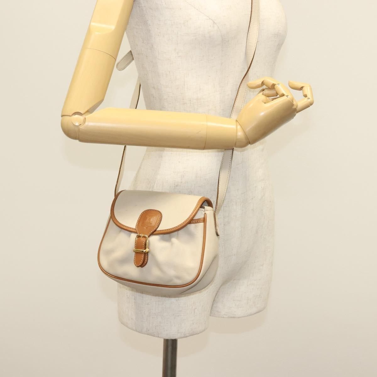 Celine Celine Vintage Triomphe Shoulder Bag Leather Size ONE SIZE - 13 Thumbnail