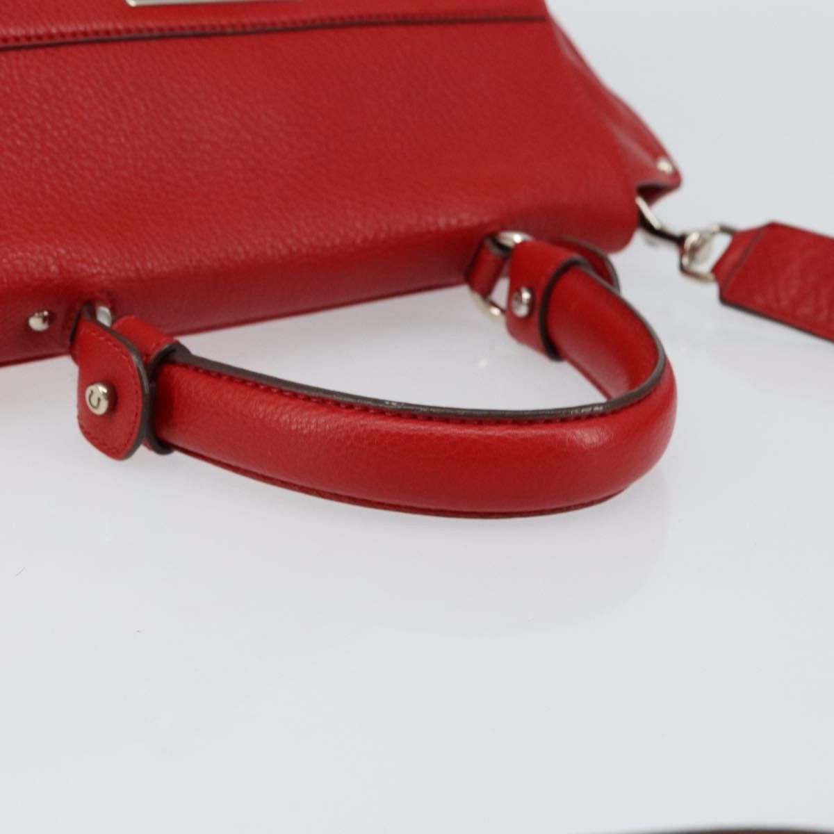 Salvatore Ferragamo Salvatore Ferragamo Sofia Satchel Grainy Leather Size ONE SIZE - 8 Thumbnail
