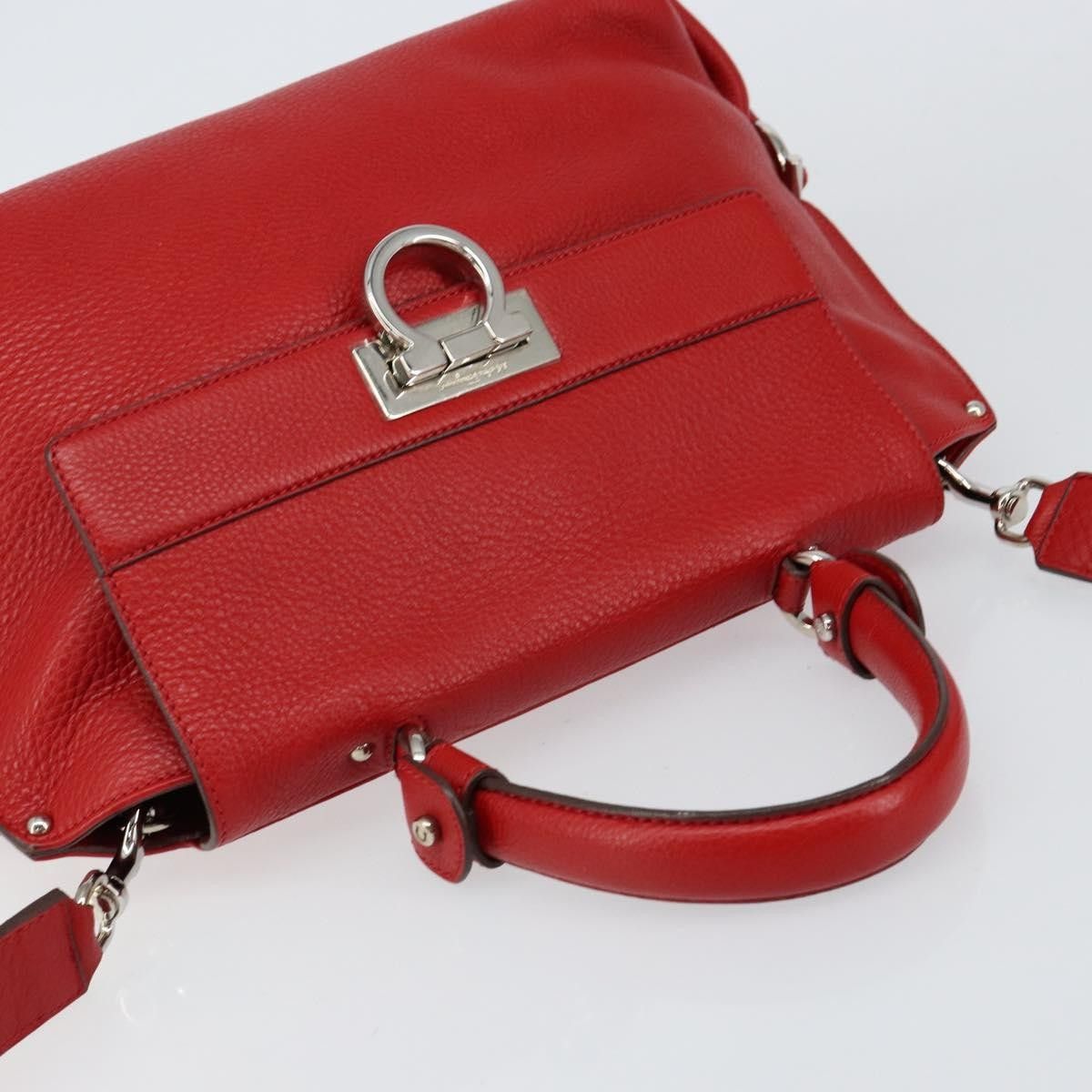Salvatore Ferragamo Salvatore Ferragamo Sofia Satchel Grainy Leather Size ONE SIZE - 14 Thumbnail
