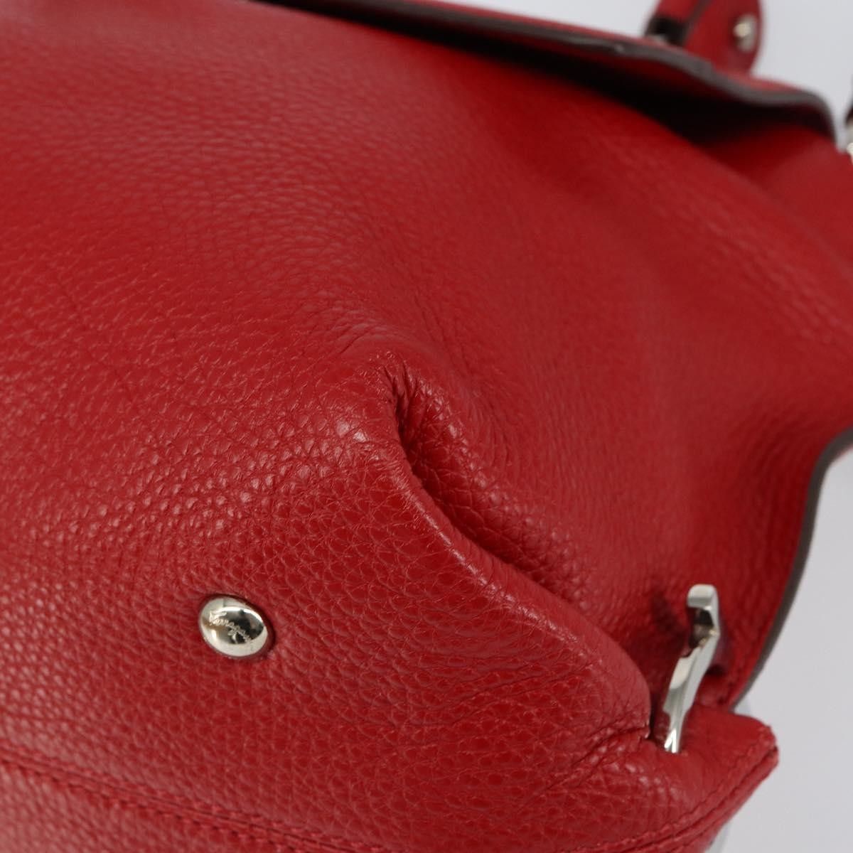 Salvatore Ferragamo Salvatore Ferragamo Sofia Satchel Grainy Leather Size ONE SIZE - 9 Thumbnail