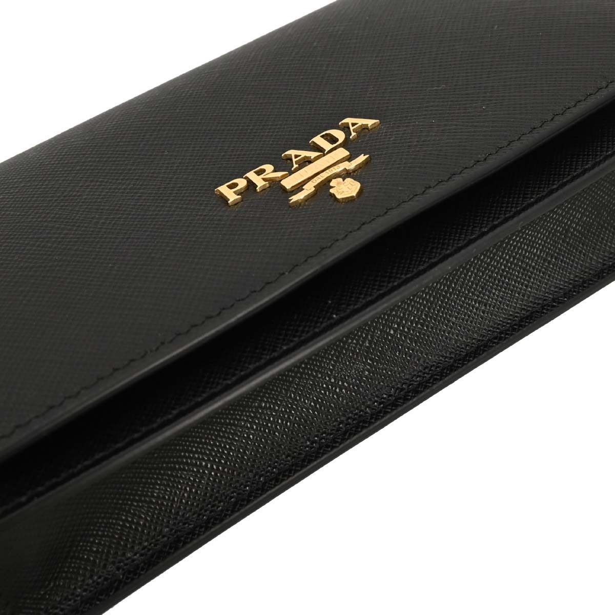 Prada Prada Wristlet Wallet on Chain Saffiano Leather Size ONE SIZE - 8 Thumbnail