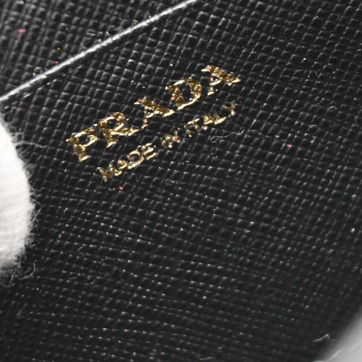 Prada Prada Wristlet Wallet on Chain Saffiano Leather Size ONE SIZE - 4 Thumbnail