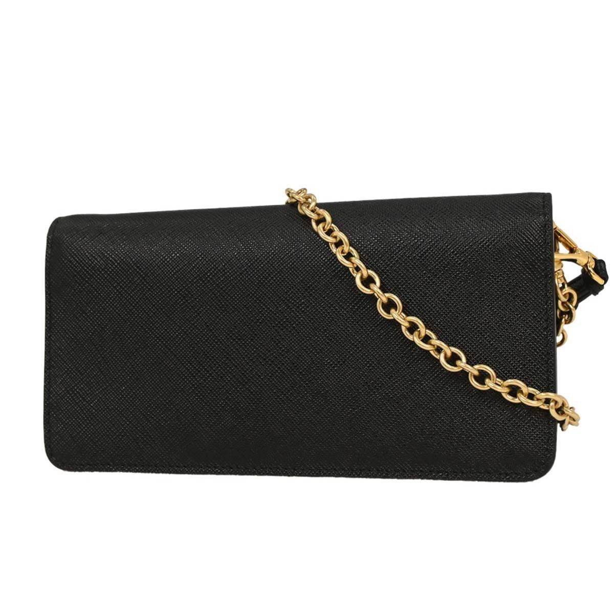 Prada Prada Wristlet Wallet on Chain Saffiano Leather Size ONE SIZE - 2 Thumbnail