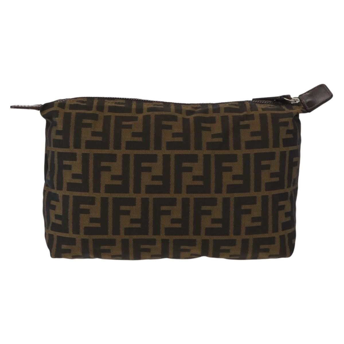 Fendi Fendi Logo Zucca Clutch PVC Leather Size ONE SIZE - 2 Thumbnail