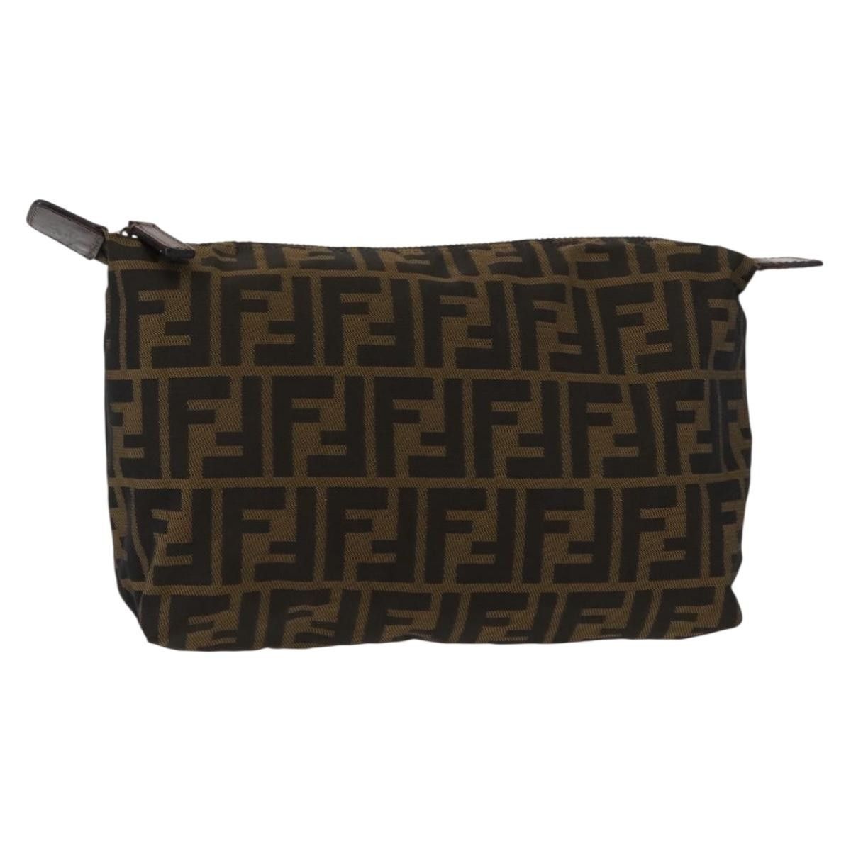 Fendi Fendi Logo Zucca Clutch PVC Leather Size ONE SIZE - 15 Thumbnail