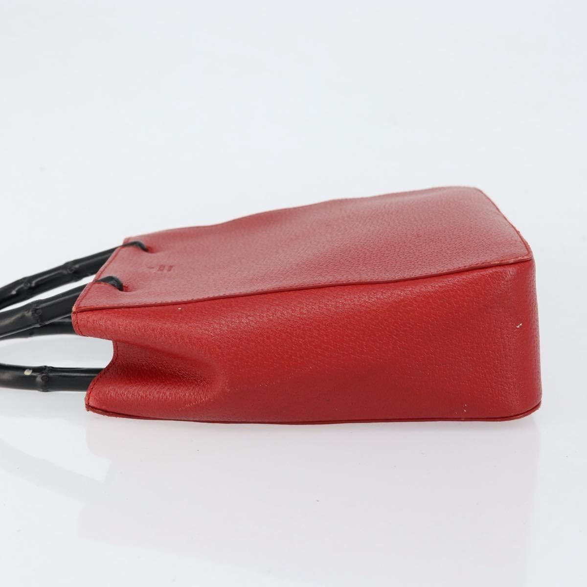 Gucci Gucci Vintage Bamboo Handle Leather Size ONE SIZE - 4 Thumbnail