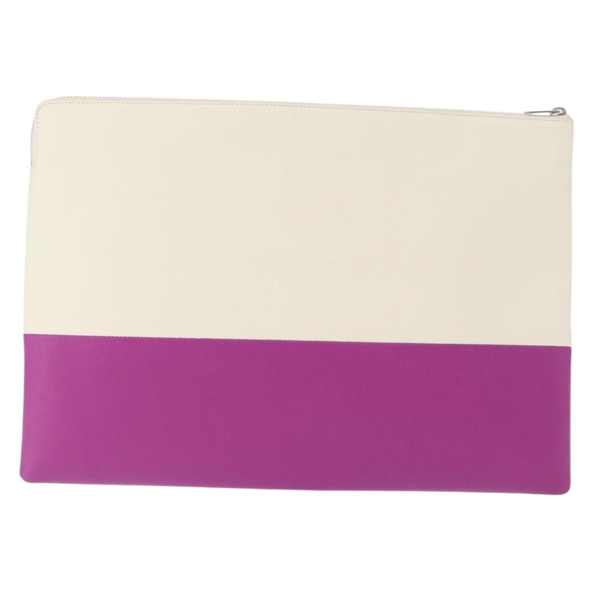 Celine Celine Bicolor Solo Clutch Leather Size ONE SIZE - 2 Thumbnail