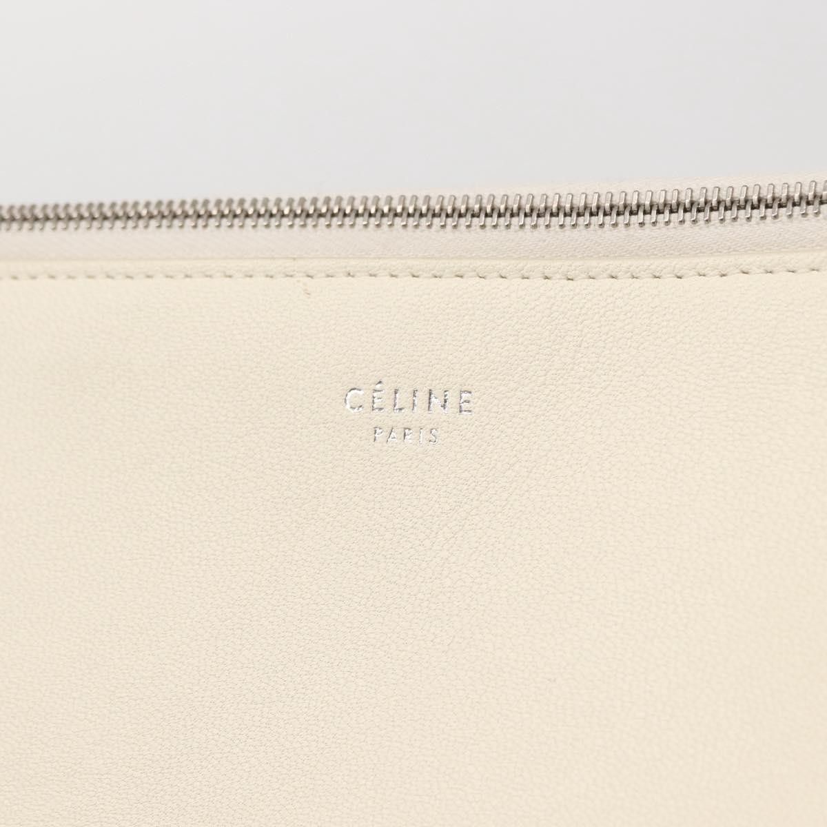Celine Celine Bicolor Solo Clutch Leather Size ONE SIZE - 6 Thumbnail