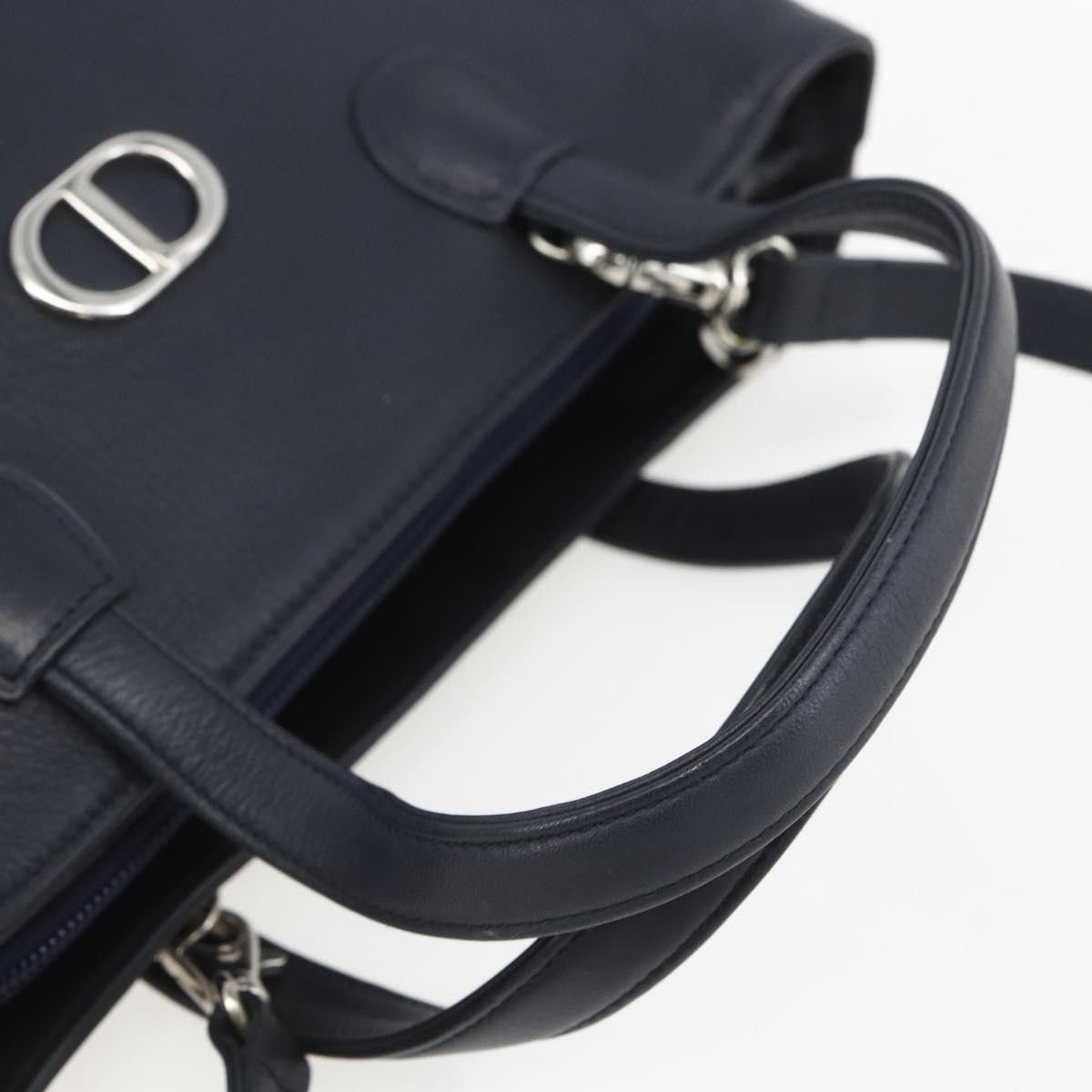 Dior Christian Dior Vintage CD Handbag Leather Size ONE SIZE - 6 Thumbnail