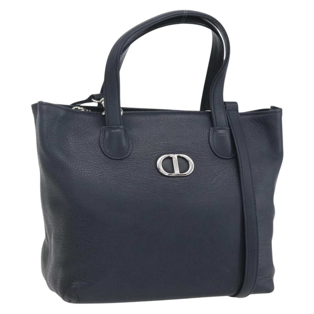 Dior Christian Dior Vintage CD Handbag Leather Size ONE SIZE - 17 Thumbnail