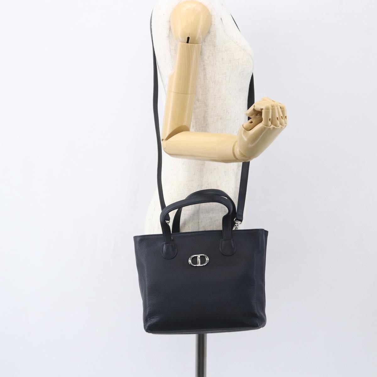 Dior Christian Dior Vintage CD Handbag Leather Size ONE SIZE - 11 Thumbnail