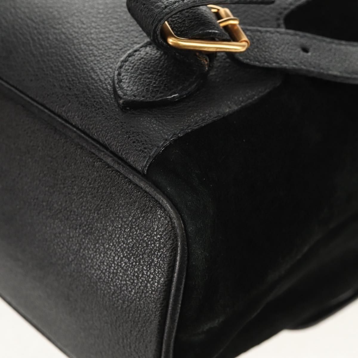 Gucci Gucci Vintage Bamboo Backpack Suede Size ONE SIZE - 11 Thumbnail