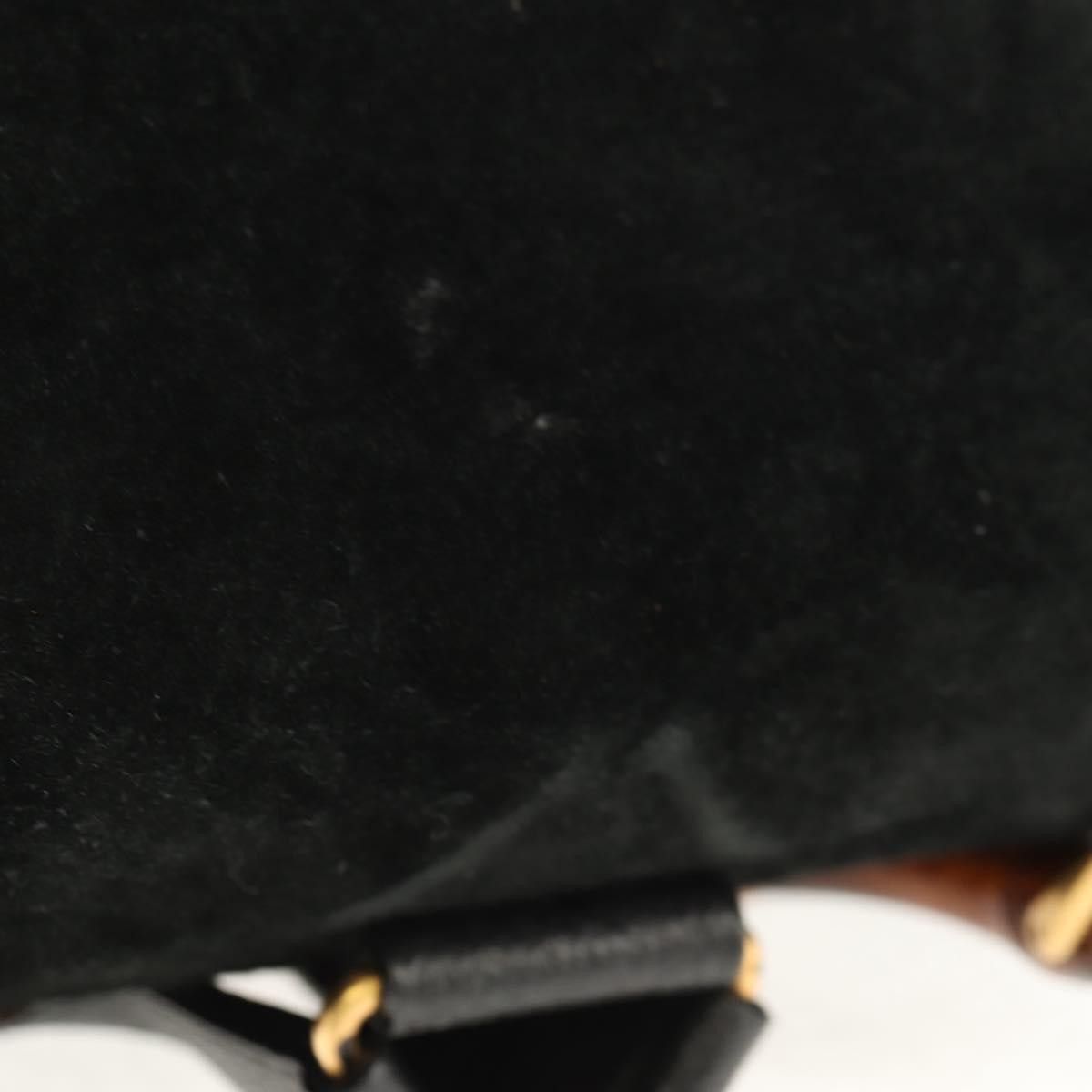 Gucci Gucci Vintage Bamboo Backpack Suede Size ONE SIZE - 16 Thumbnail