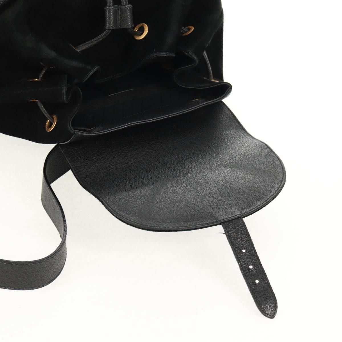 Gucci Gucci Vintage Bamboo Backpack Suede Size ONE SIZE - 24 Thumbnail