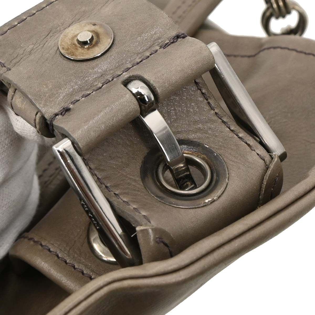 Prada Prada Vintage Shoulder Bag Nylon and Leather Size ONE SIZE - 9 Thumbnail