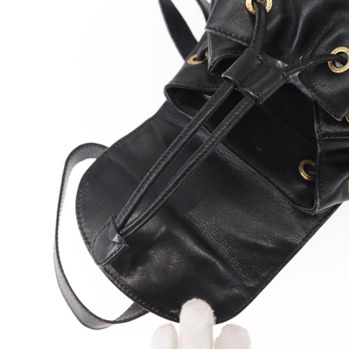 Gucci Gucci Vintage Bamboo Backpack Leather Size ONE SIZE - 22 Thumbnail