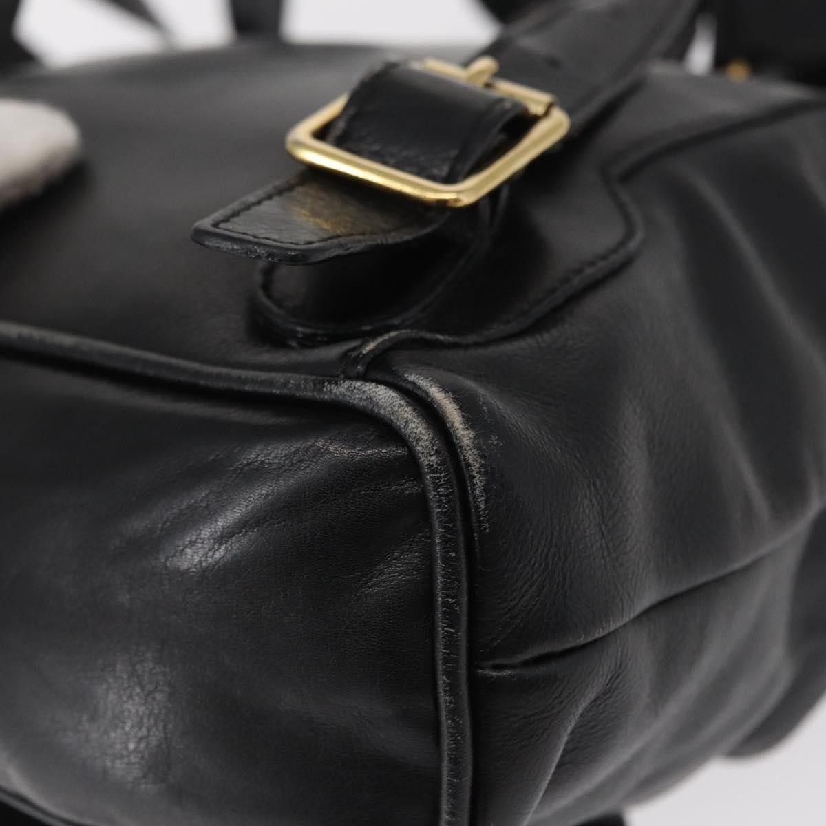 Gucci Gucci Vintage Bamboo Backpack Leather Size ONE SIZE - 11 Thumbnail