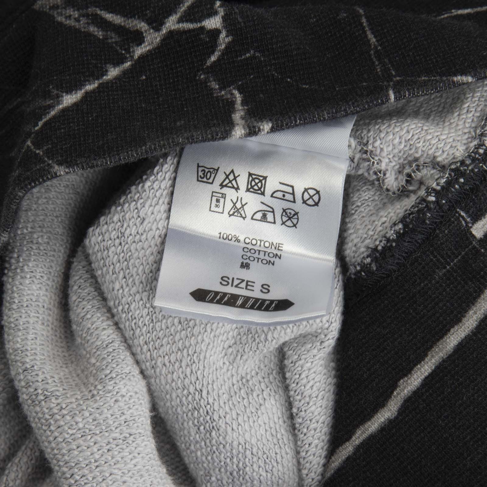 Off-White Caravaggio Marble Print Logo Hoodie Size S / US 4 / IT 40 - 10 Thumbnail