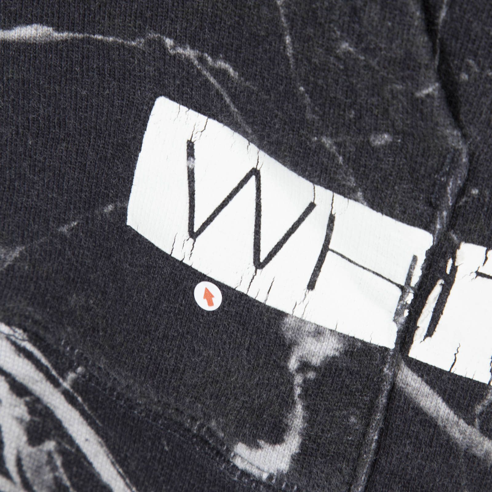 Off-White Caravaggio Marble Print Logo Hoodie Size S / US 4 / IT 40 - 8 Thumbnail