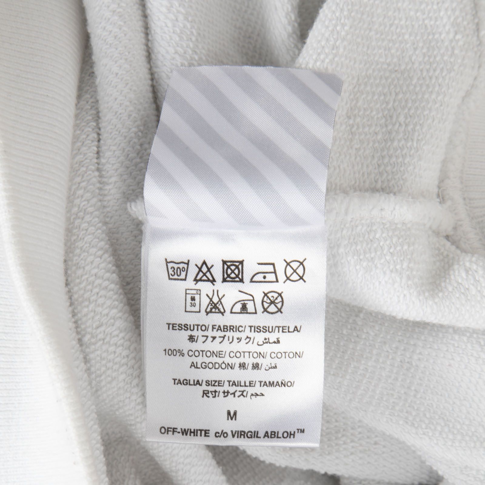 Off-White White Caravaggio Crewneck Sweatshirt Size M / US 6-8 / IT 42-44 - 10 Thumbnail