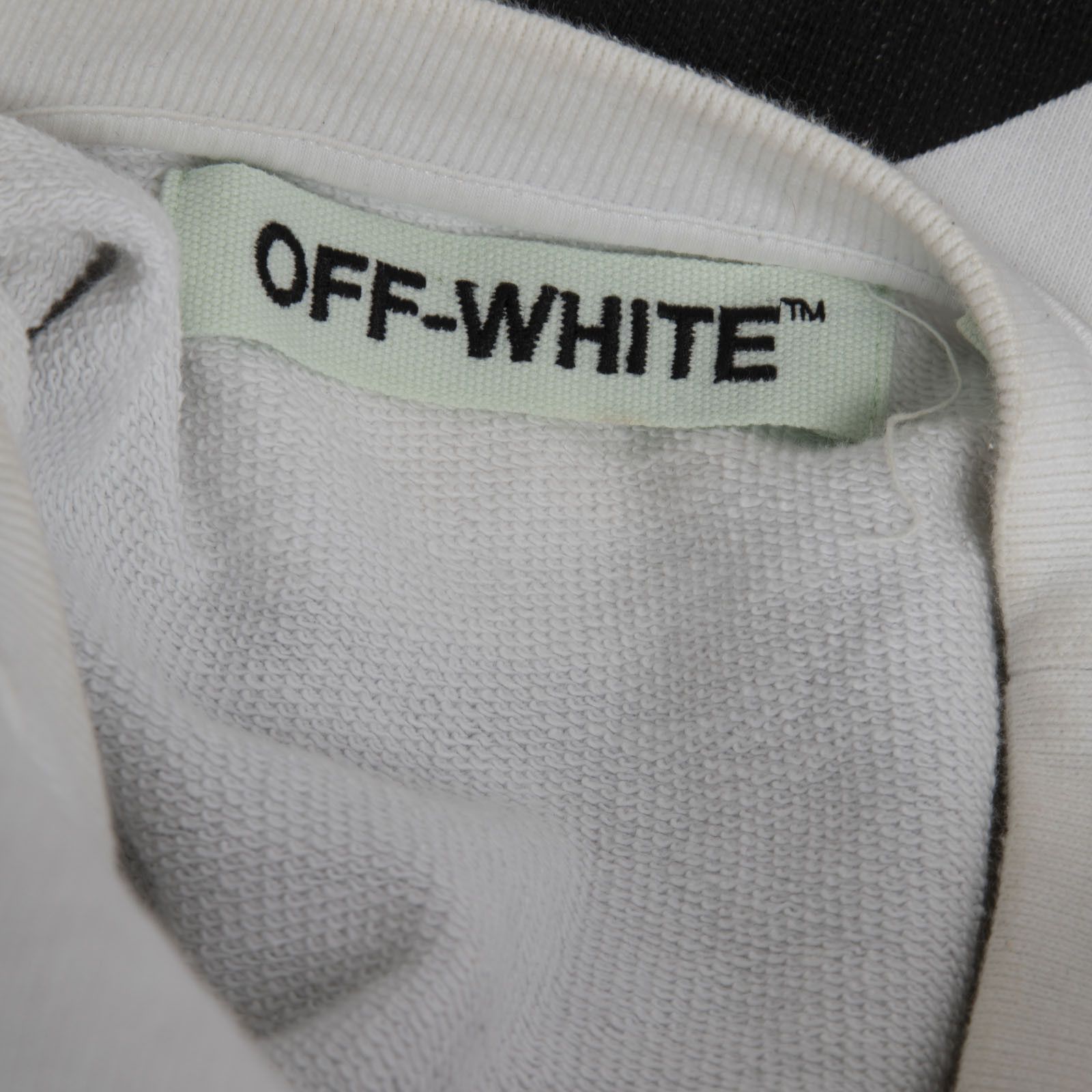 Off-White White Caravaggio Crewneck Sweatshirt Size M / US 6-8 / IT 42-44 - 9 Thumbnail