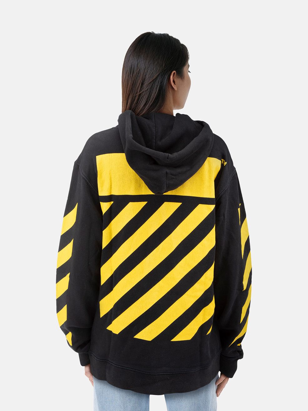 Off-White Black Caravaggio Arrow Hoodie Size M / US 6-8 / IT 42-44 - 2 Thumbnail