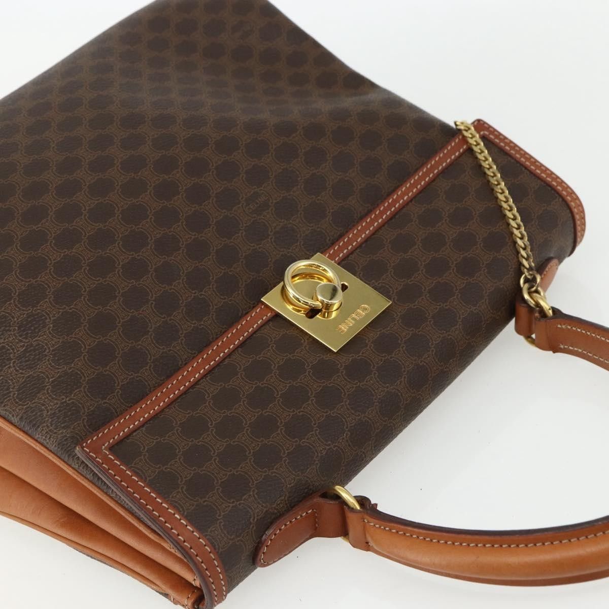 Celine Celine Vintage Macadam Canvas and Leather Size ONE SIZE - 14 Thumbnail