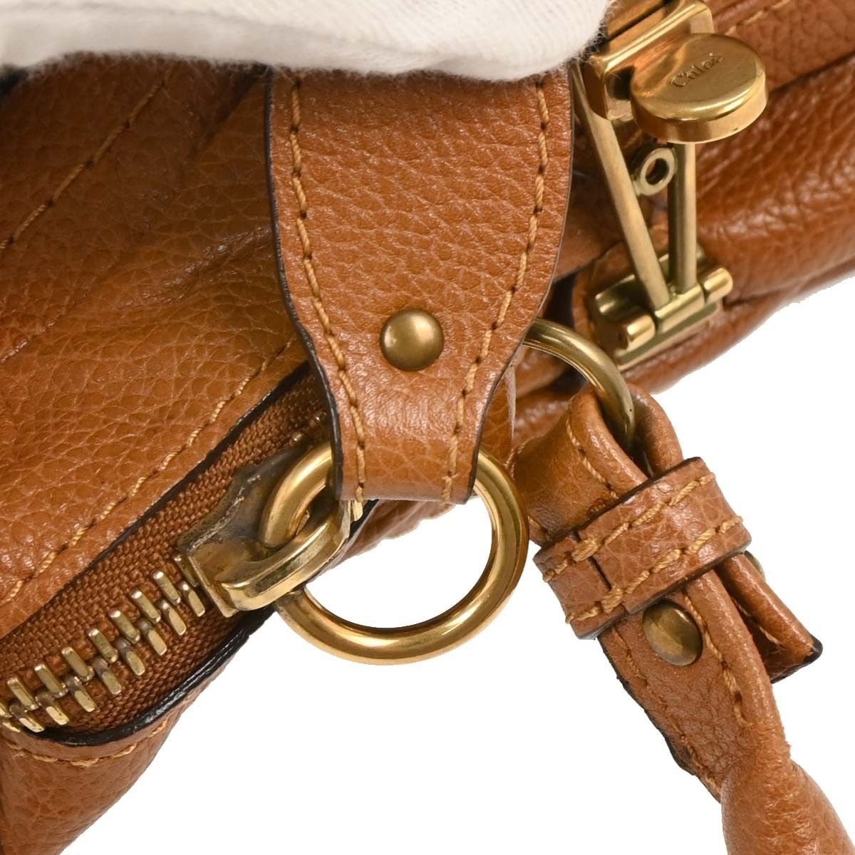 Chloe Chloe Paraty Top Handle Bag Leather Size ONE SIZE - 8 Thumbnail