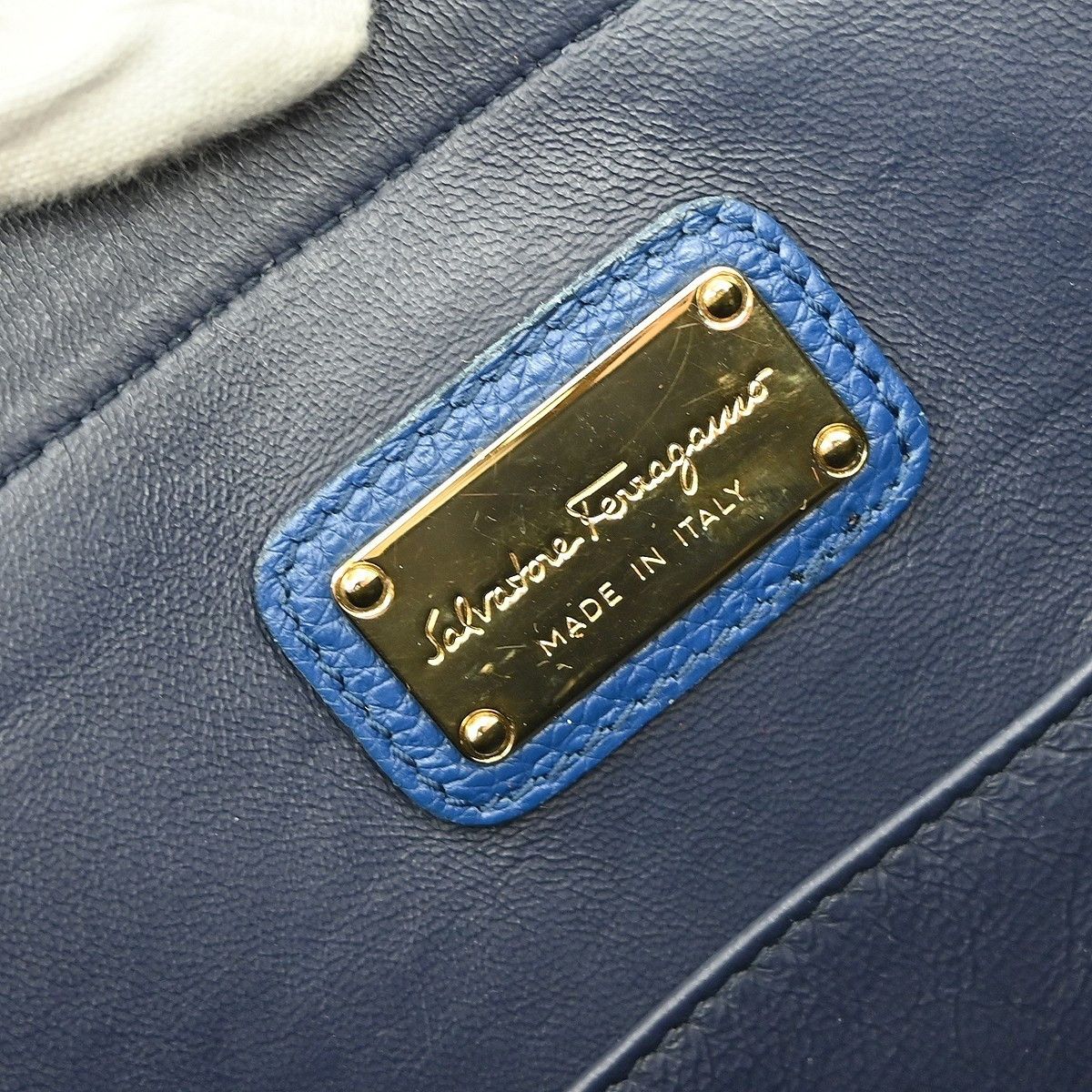 Salvatore Ferragamo Salvatore Ferragamo Sofia Satchel Leather Size ONE SIZE - 7 Thumbnail