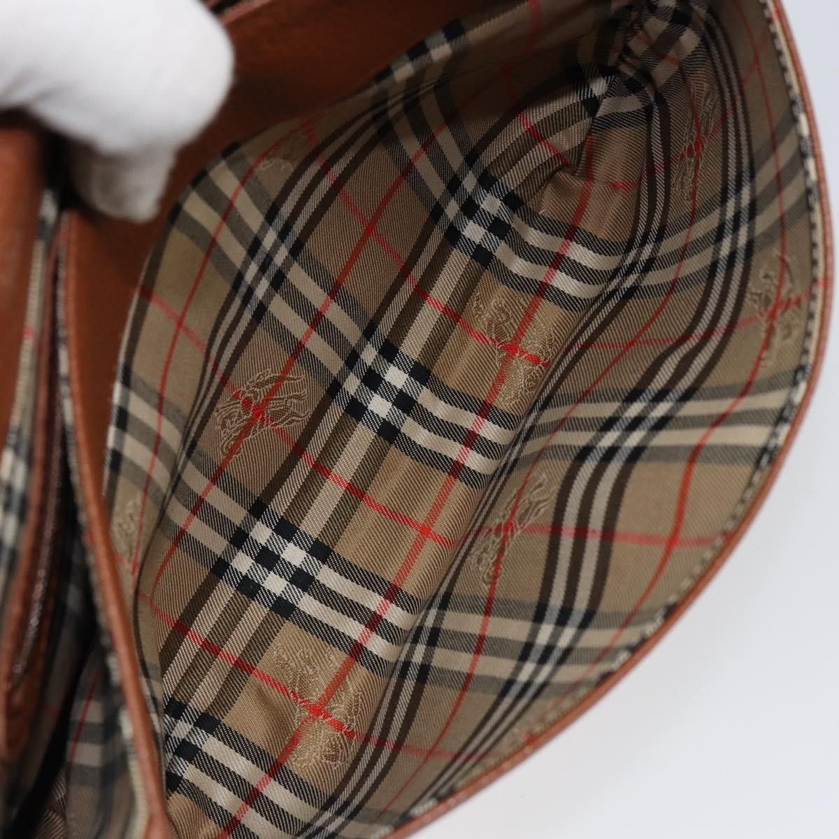 Burberry Burberry Vintage Shoulder Bag Leather Size ONE SIZE - 22 Thumbnail