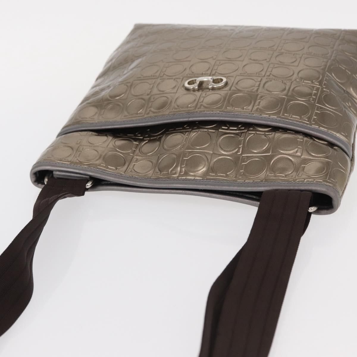 Salvatore Ferragamo Salvatore Ferragamo Gancini Patent Leather Size ONE SIZE - 16 Thumbnail