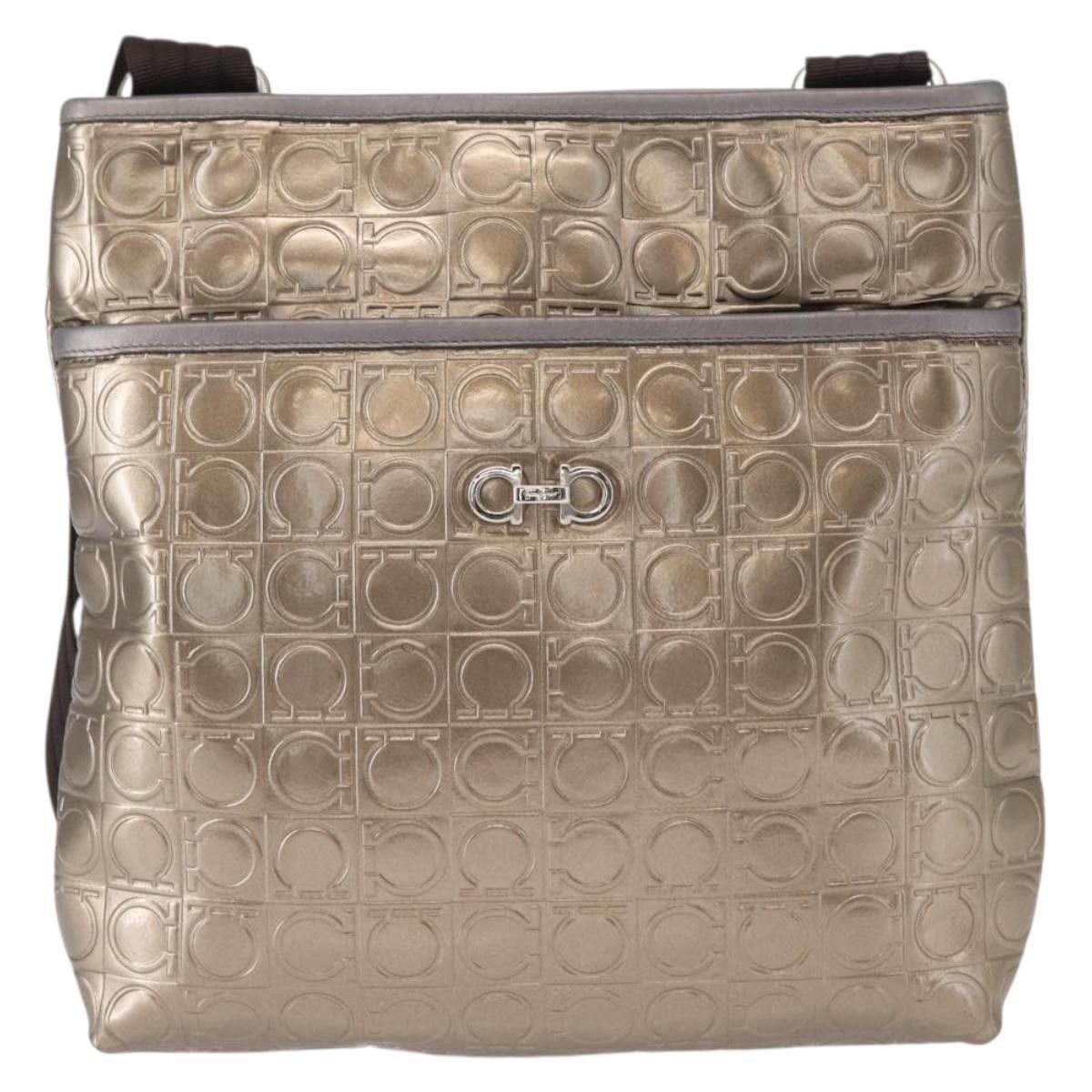 Salvatore Ferragamo Salvatore Ferragamo Gancini Patent Leather Size ONE SIZE - 18 Thumbnail